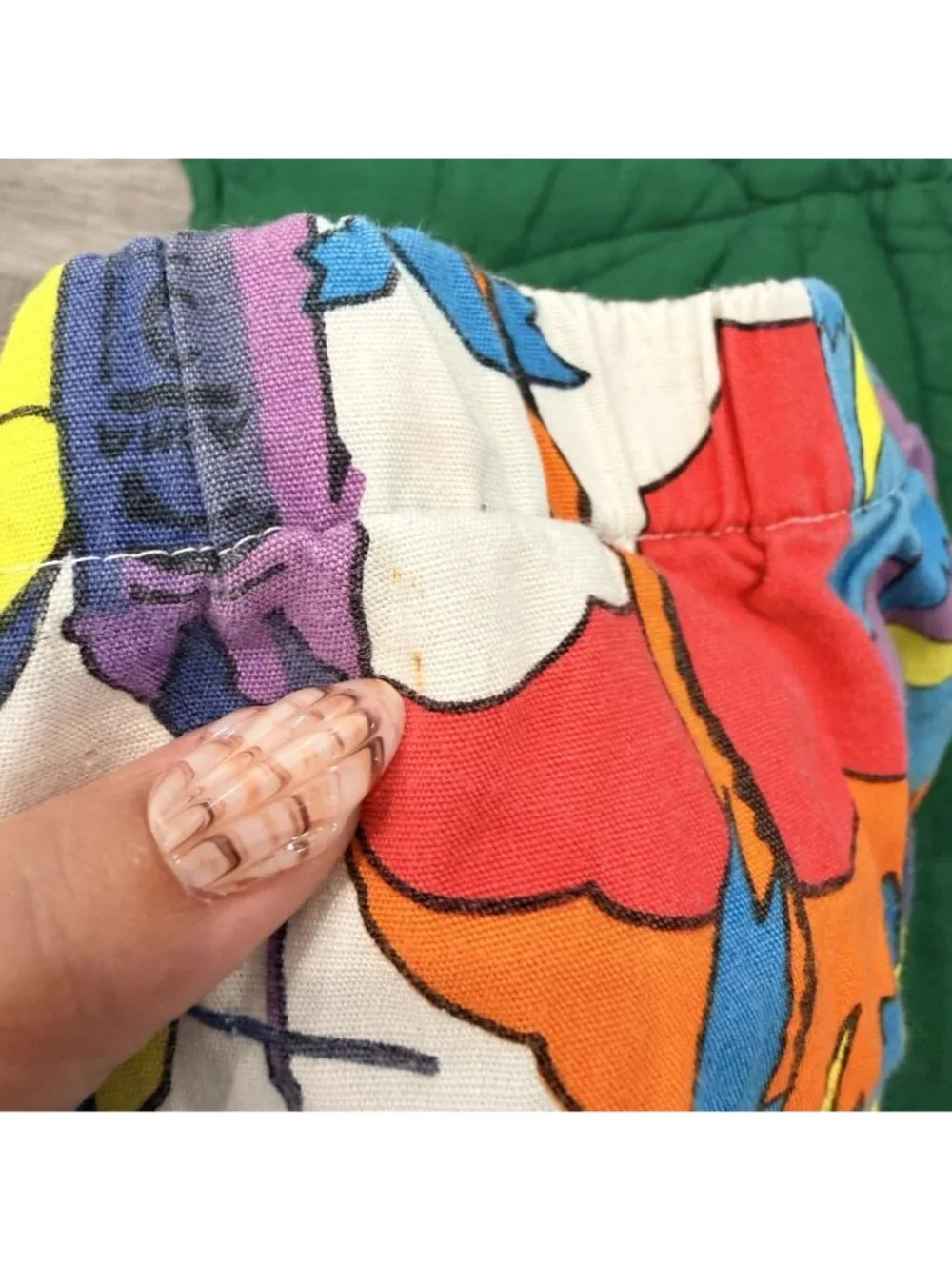 elli-o Hawaii 12M Vintage Hawaiian Fabric Handmade Retro Shorts
